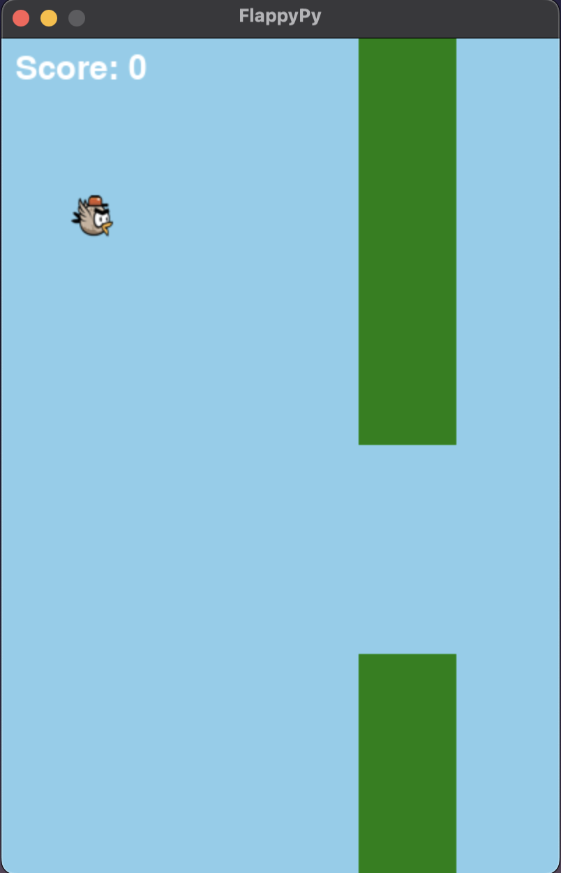 FlappyPy Gameplay Screenshot